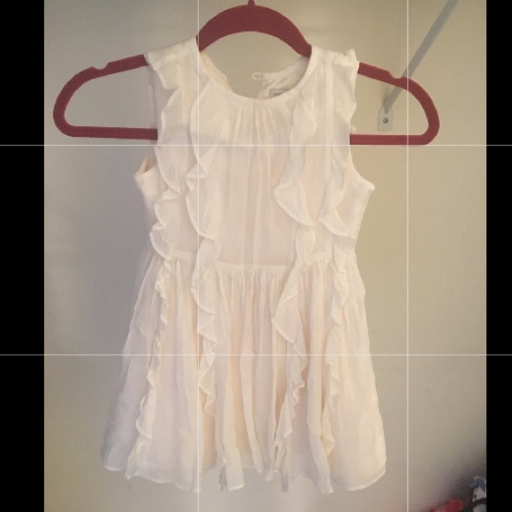 J crew girls size 5 silk dress